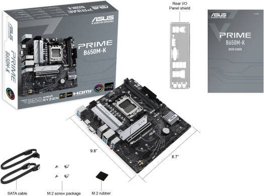 ASUS PRIME B650M-K AM5 Micro-ATX Motherboard