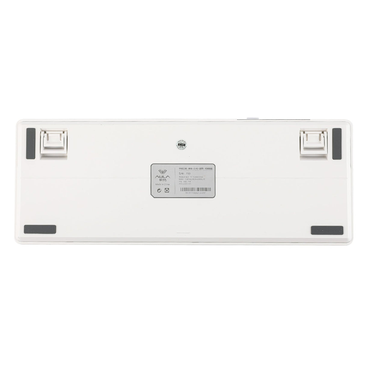 AULA F99 98% Gasket-Mounted Hot-Swappable Wireless Mechanical Keyboard Reaper switch - Blue White Black