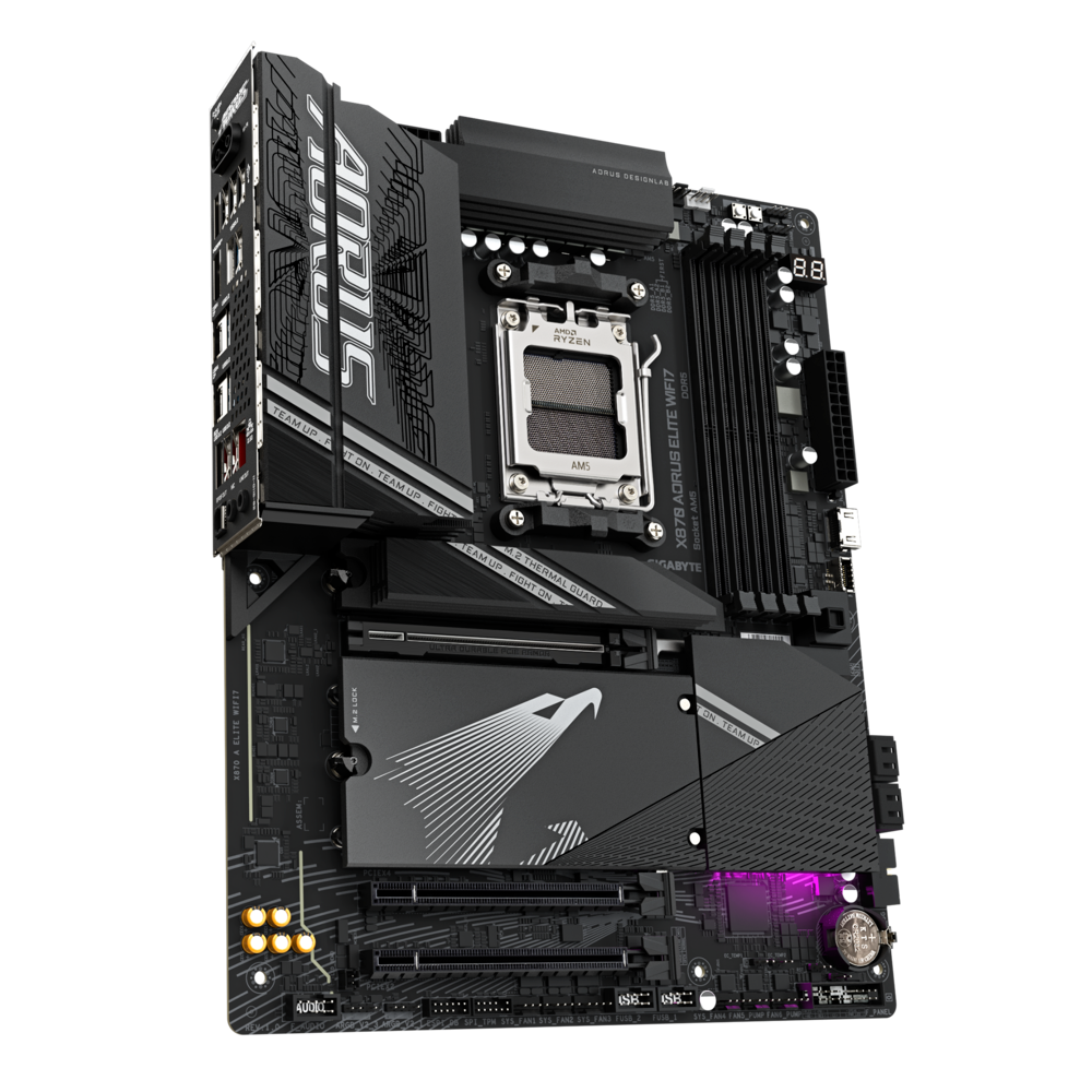 Gigabyte X870 AORUS ELITE WIFI7 1.1 DDR5 Motherboard- BLACK