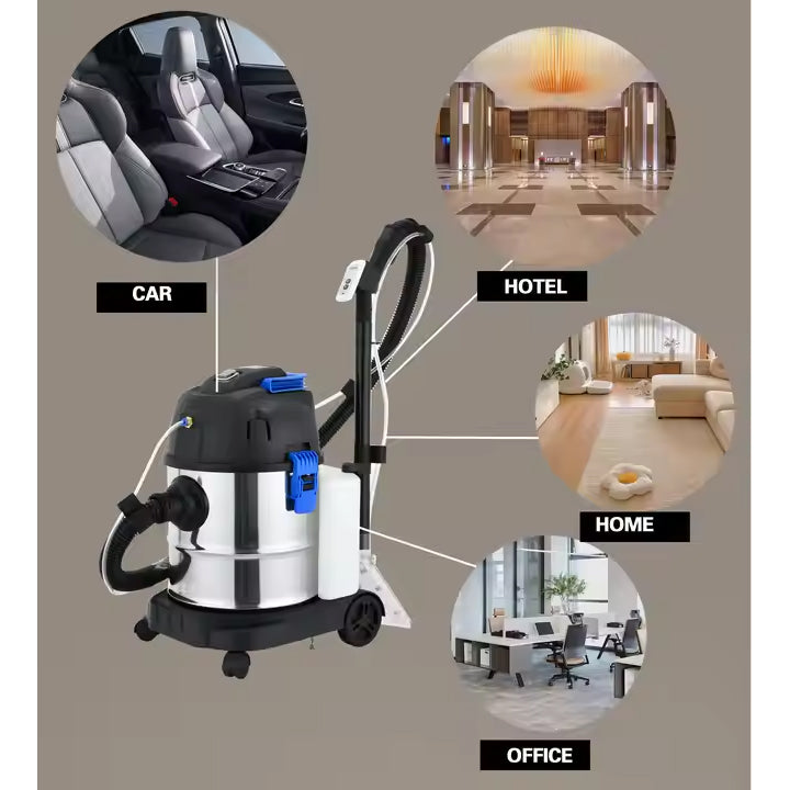 Puresweep 3-in-1 Wet & Dry Vacuum & Carpet Cleaner with Blower & Water Spraying for Floor, Carpet, Sofa & Car Upholstery Cleaning - 20L Capacity & 2800W