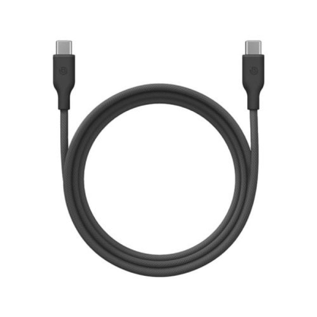 BAZIC GOCHARGE WEAVE C-C CABLE 480MBPS, 60W 1.5M - BLACK
