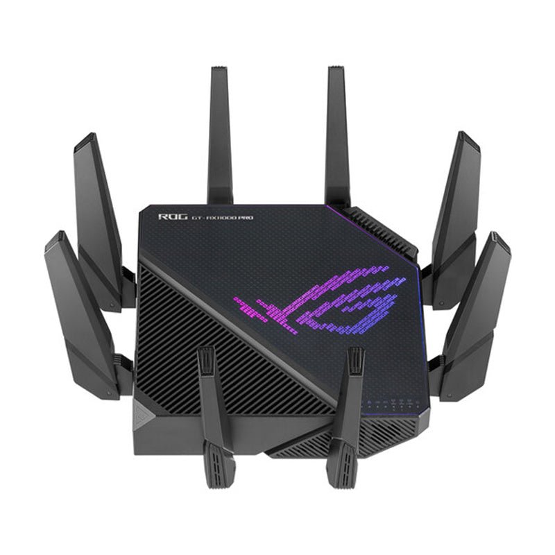 ASUS ROG Rapture GT-AX11000 Pro wireless router Gigabit Ethernet Tri-band (2.4 GHz / 5 GHz / 5 GHz) Black