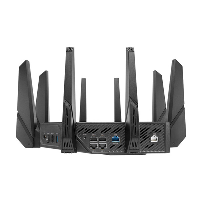 ASUS ROG Rapture GT-AX11000 Pro wireless router Gigabit Ethernet Tri-band (2.4 GHz / 5 GHz / 5 GHz) Black