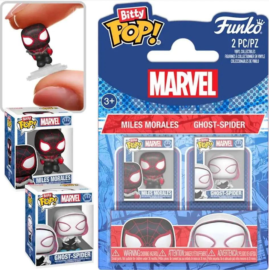 Bitty Pop! Marvel: Spider-Man - Miles Morales and Stacy Gwen 2pk