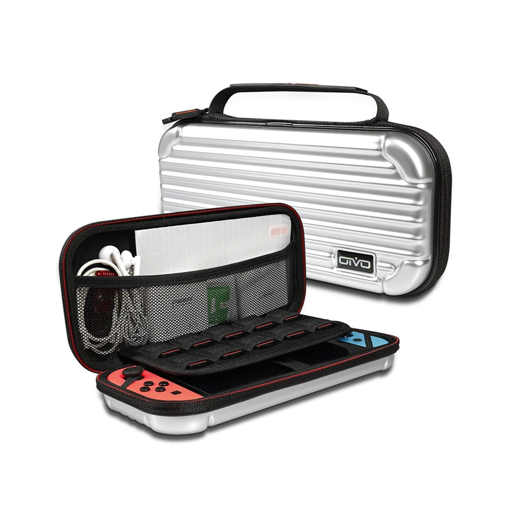 OIVO Carrying Case for Nintendo Switch – Model IV‑SW066 – Silver
