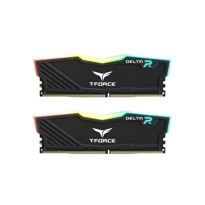 TeamGroup T-Force Delta RGB 16GB (2x8GB) DDR4 3600MHz CL18 Memory Kit - Black