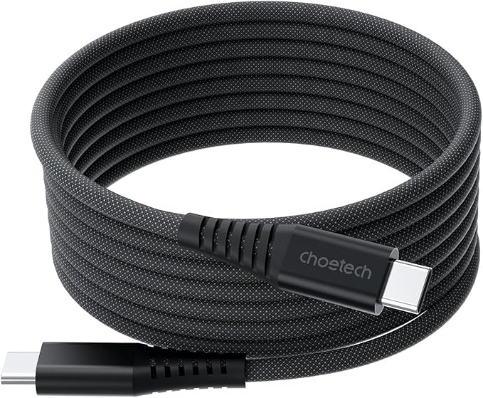 Choetech XCC-1052 240W Magnetic USB-C to USB-C Cable 1.2m - Black