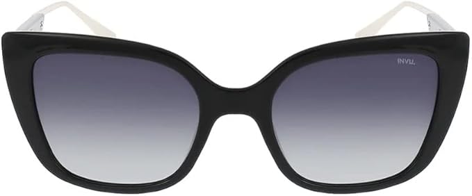INVU Women Sunglass , Black/Gold B2333A