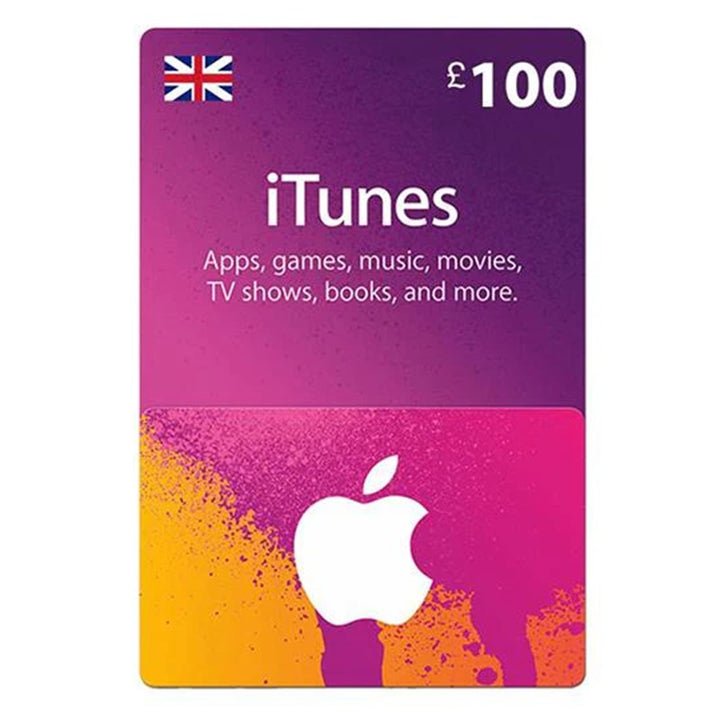 Apple iTunes Gift Card £100 - UK (SMS Delivery)