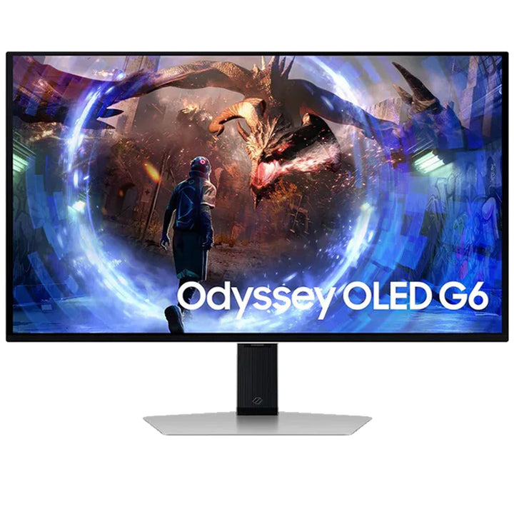 Samsung Odyssey G6 27" QHD OLED, 360Hz refresh rate, 0.03ms response time, HDMI 2.1, AMD FreeSync Premium Pro Gaming Flat Monitor - LS27DG602SMXUE