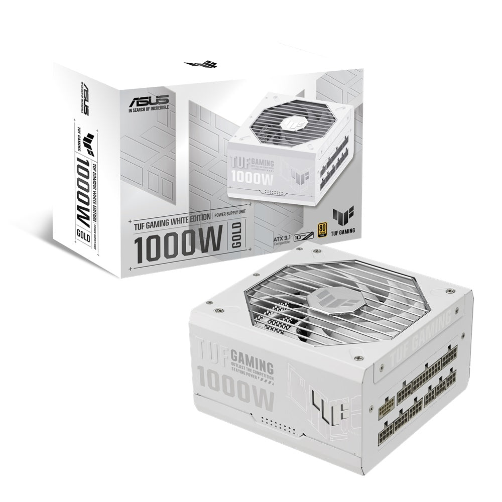 ASUS TUF Gaming 1000W Gold Power Supply - White