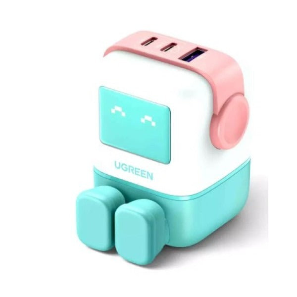 UGREEN Nexode 65W 3-Port GaN Fast Charger Pnk Ble UK35857 CD361-35857