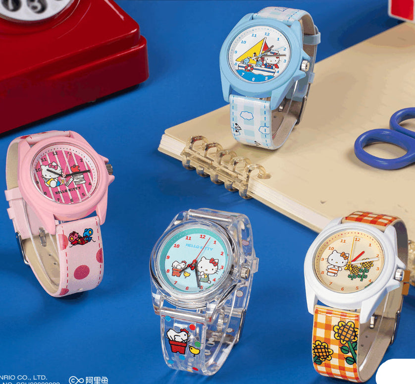 Hello Kitty Style Childhood Fun Time Series Watch Hello Kitt (Blind Box) - 25SB-001