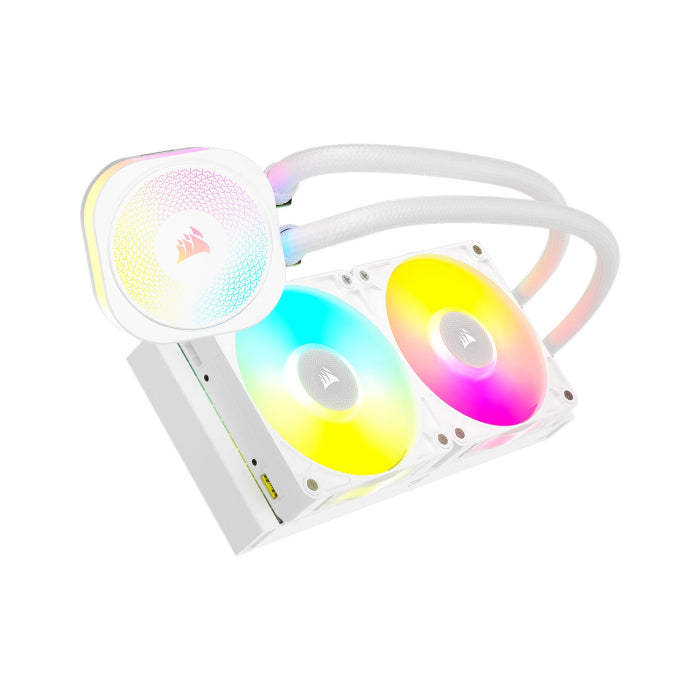 Corsair iCUE LINK TITAN 240 RX RGB AIO Liquid CPU Cooler - White