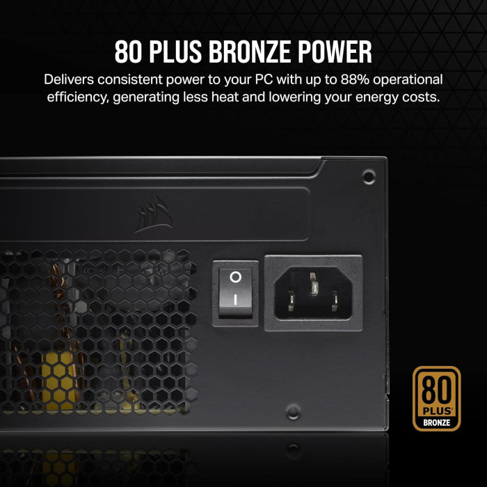 Series CX750–750 Watt 80 PLUS Bronze ATX Power Supply (UK)