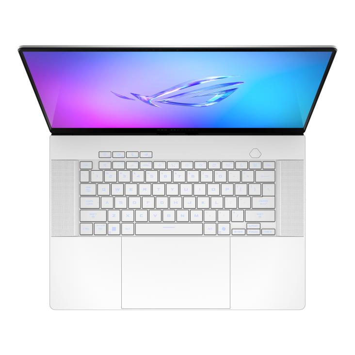 Asus ROG Zephyrus G16, Intel Core Ultra 9 285H, GeForce RTX 5090 24GB, RAM 64GB LPDDR5X, SSD 2TB PCIe 4.0 NVMe, Windows 11 Pro, 16" OLED 2.5K 240Hz Gaming Laptop - Platinum White