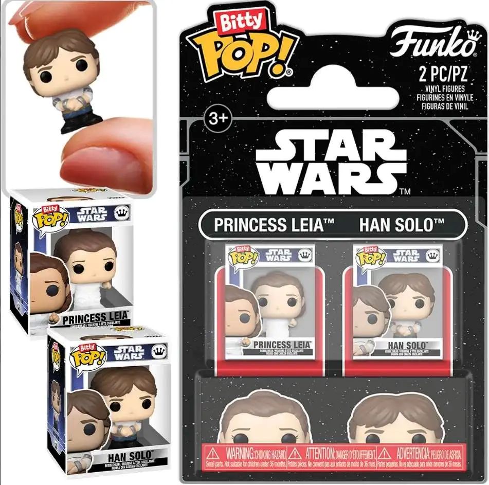 Bitty Pop! Star Wars: Star Wars The Empire Strikes Back - Han and Leia 2pk