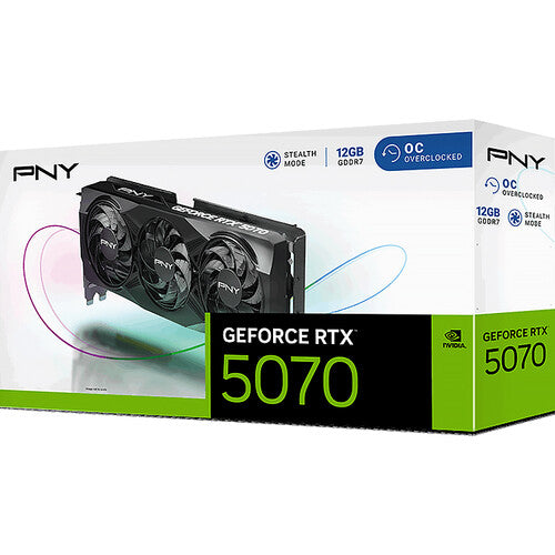 PNY NVIDIA GeForce RTX 5070 Triple Fan Graphic Card