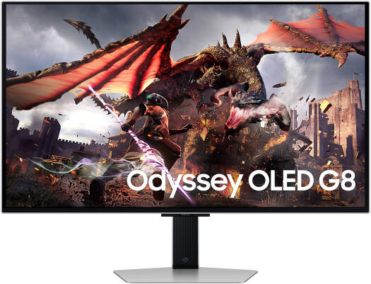 SAMSUNG Odyssey G8 32",4K,OLED, 240Hz,0.03ms,HDMI 2.1,Flat Gaming Monitor- LS32DG802SMXUE
