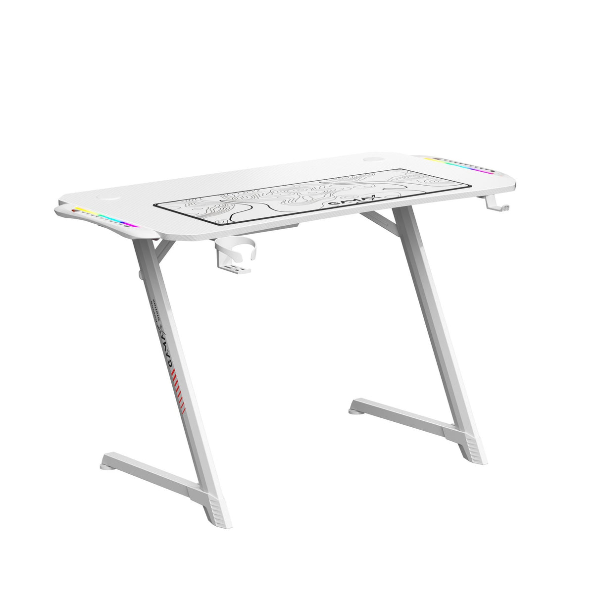 Custom Gaming PC Set Intel Core i5-12400F, RTX 5070 12GB, 16GB DDR5 RAM, 1TB SSD, With Sades 27" QHD Monitor, Gamax Gaming Chair & Gamax TD-03 Carbon Fiber Gaming Table (White Edition)
