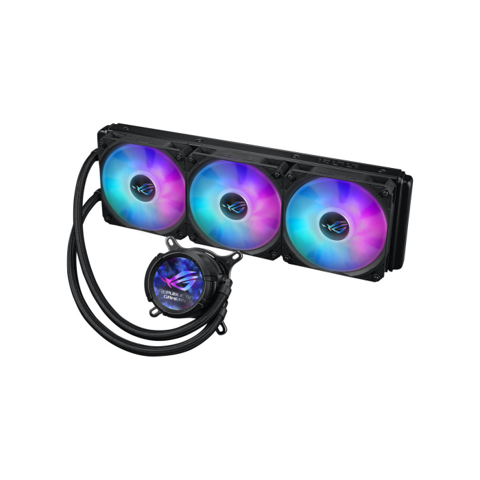 LC Asus Rog Strix III 360 ARGB LCD Gen2 360MM CPU Liquid Cooler - Black