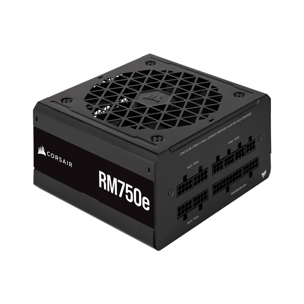CORSAIR RMe Series RM750e Fully Modular Low-Noise ATX Power Supply (UK) - Black