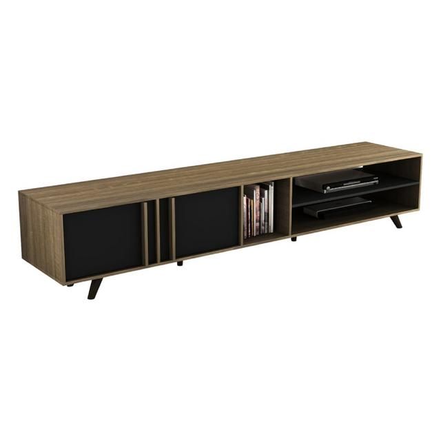 Wansa 98-Inch TV Stand, 80kg Loading Capacity, Brown