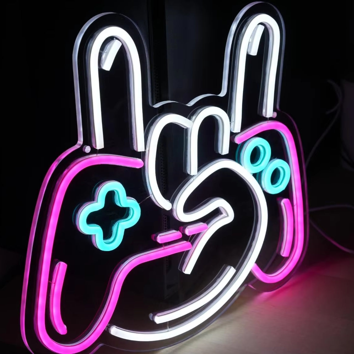 Gaming Light Neon "Joystic ON ! - No 8"