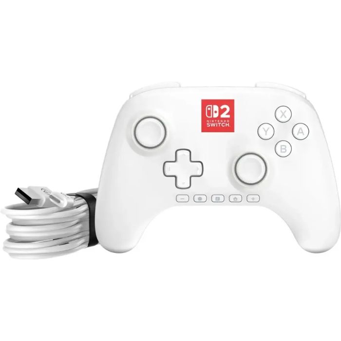 PowerA Advantage Wired Controller for Nintendo Switch 2 – Lumectra White