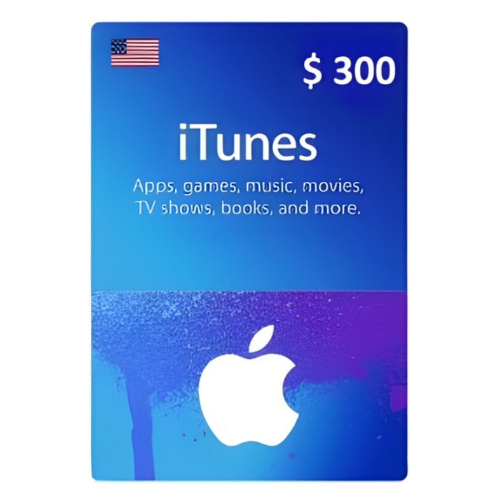 Apple iTunes Gift Card 300$ - USA