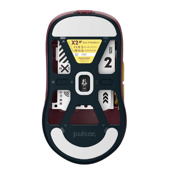 Pulsar X2 H Wireless Gaming Mouse Size 2 Giyu
