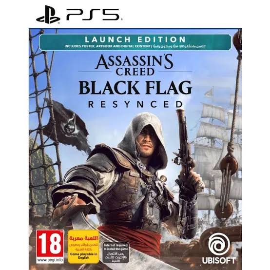Assassins Creed Black Flag Resynced Launch Edition For PlayStation 5 (EU)