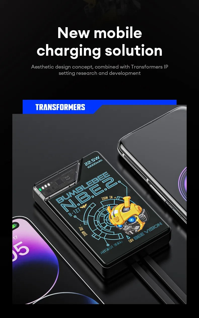 Transformers TF-D10 Bumblebee dual-wire 10000mAh power bank