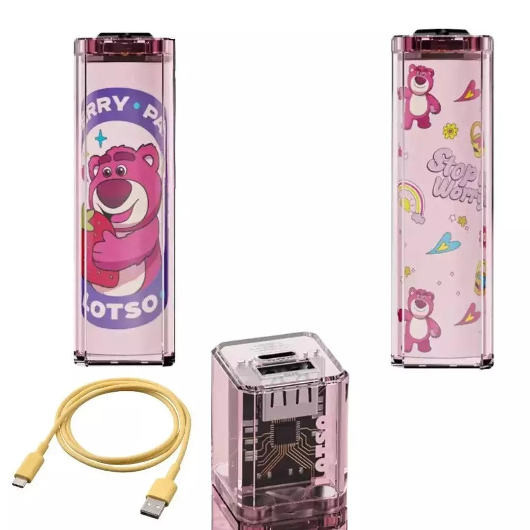 Disney QS-D01 Set Transparent magnetic power bank-5000 mAh