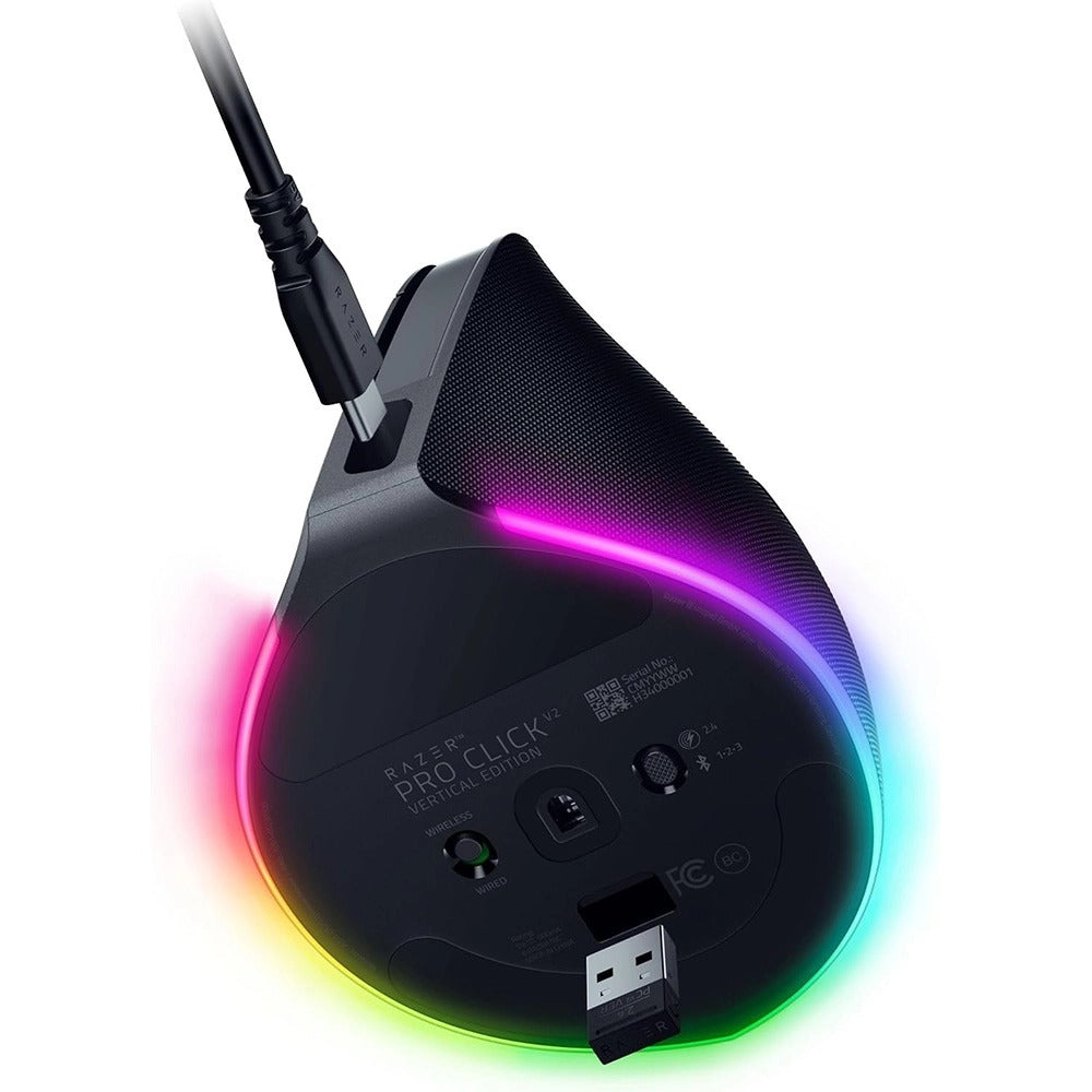 Razer Pro Click V2 Mouse - Vertical Edition - Black
