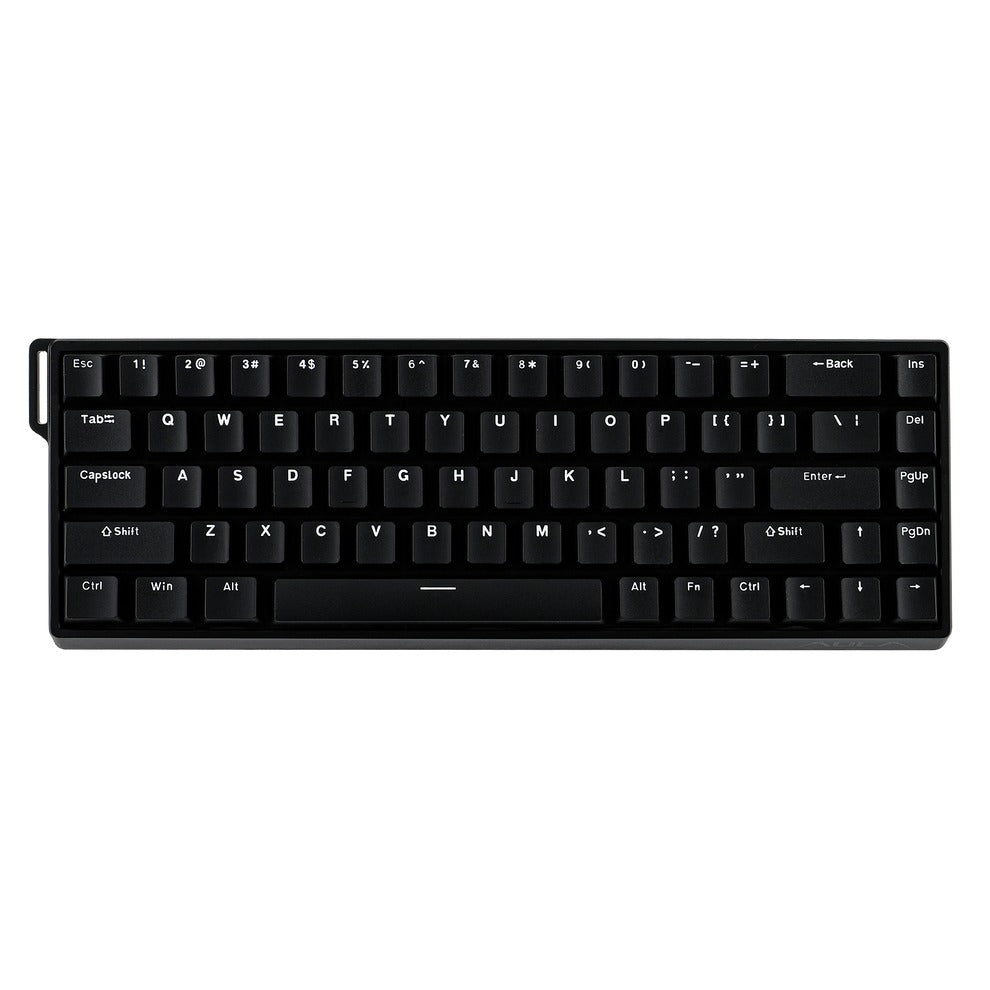 Aula WIN68HE 68-Key 65% Wired Gasket-mounted Gaming Keyboard Greywood Magnetic Switch - Black