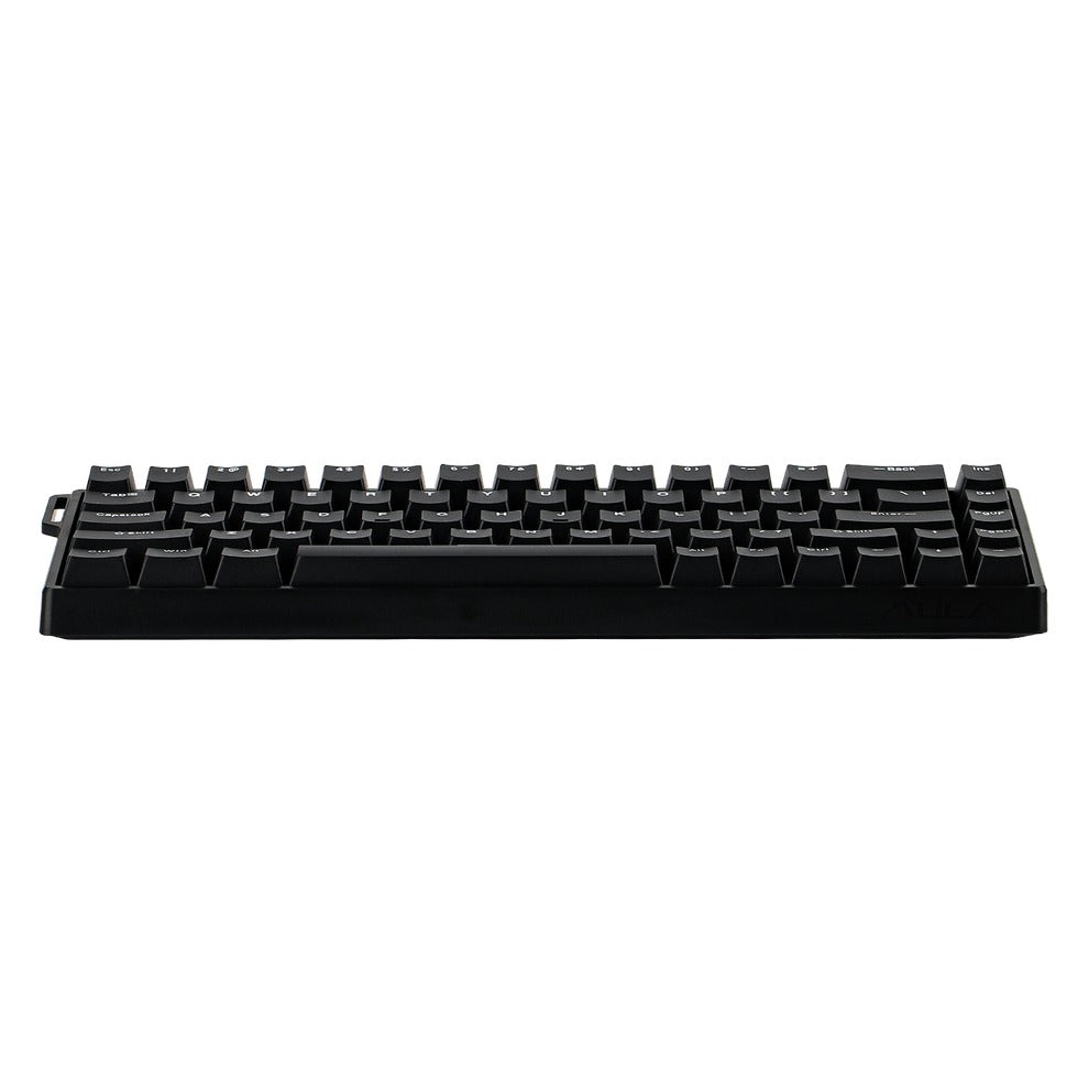 Aula WIN68HE 68-Key 65% Wired Gasket-mounted Gaming Keyboard Greywood Magnetic Switch - Black