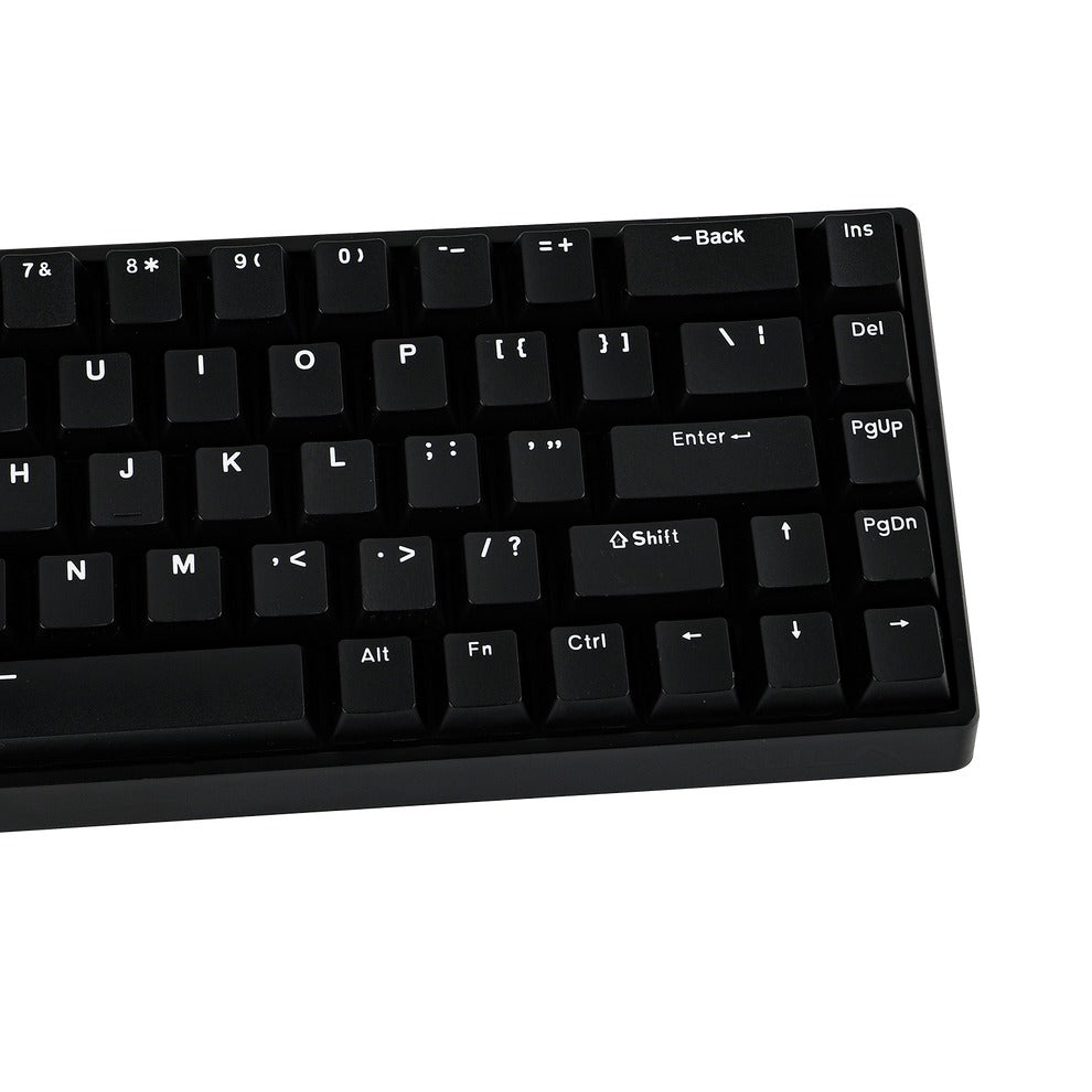 Aula WIN68HE 68-Key 65% Wired Gasket-mounted Gaming Keyboard Greywood Magnetic Switch - Black