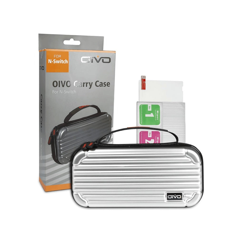 OIVO Carrying Case for Nintendo Switch – Model IV‑SW066 – Silver