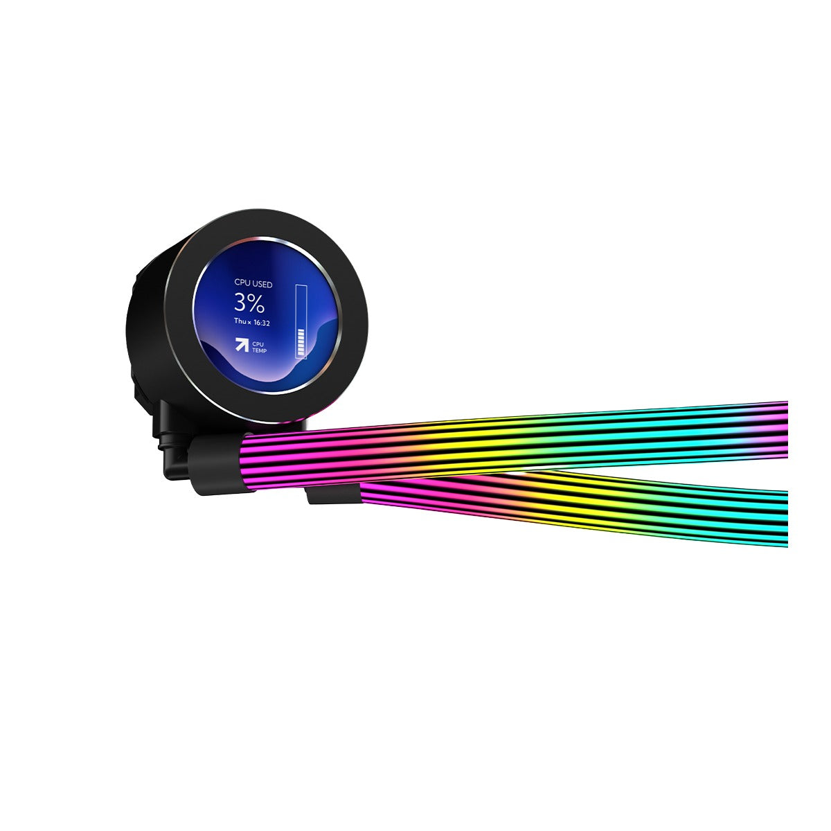 LC GAMEON Kraken N360 LCD Liquid CPU Cooler – 360mm – Black