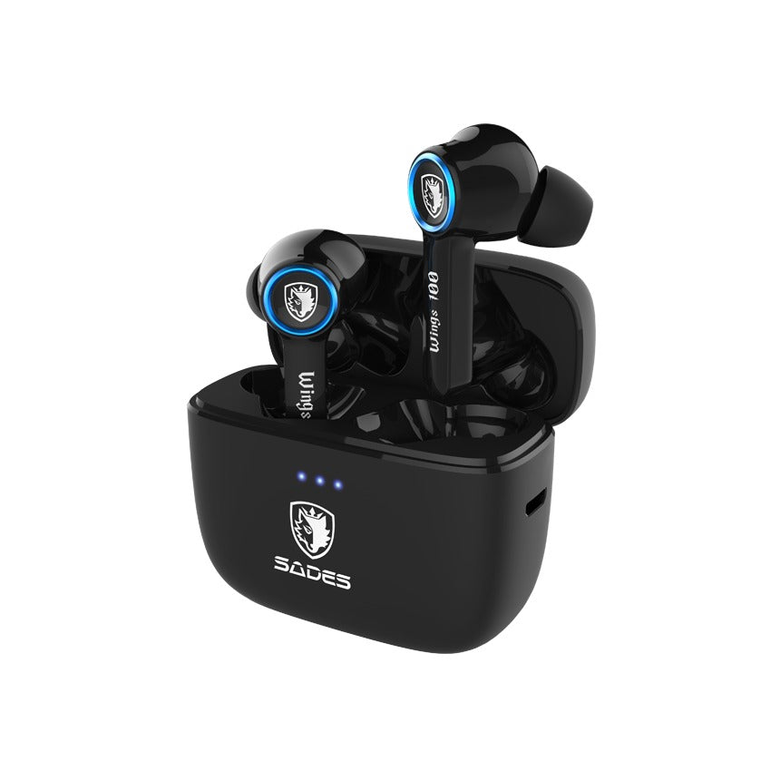 SADES Wings 100 Gaming Earphones – Blue (TWS01)
