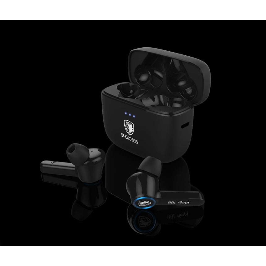 SADES Wings 100 Gaming Earphones – Blue (TWS01)