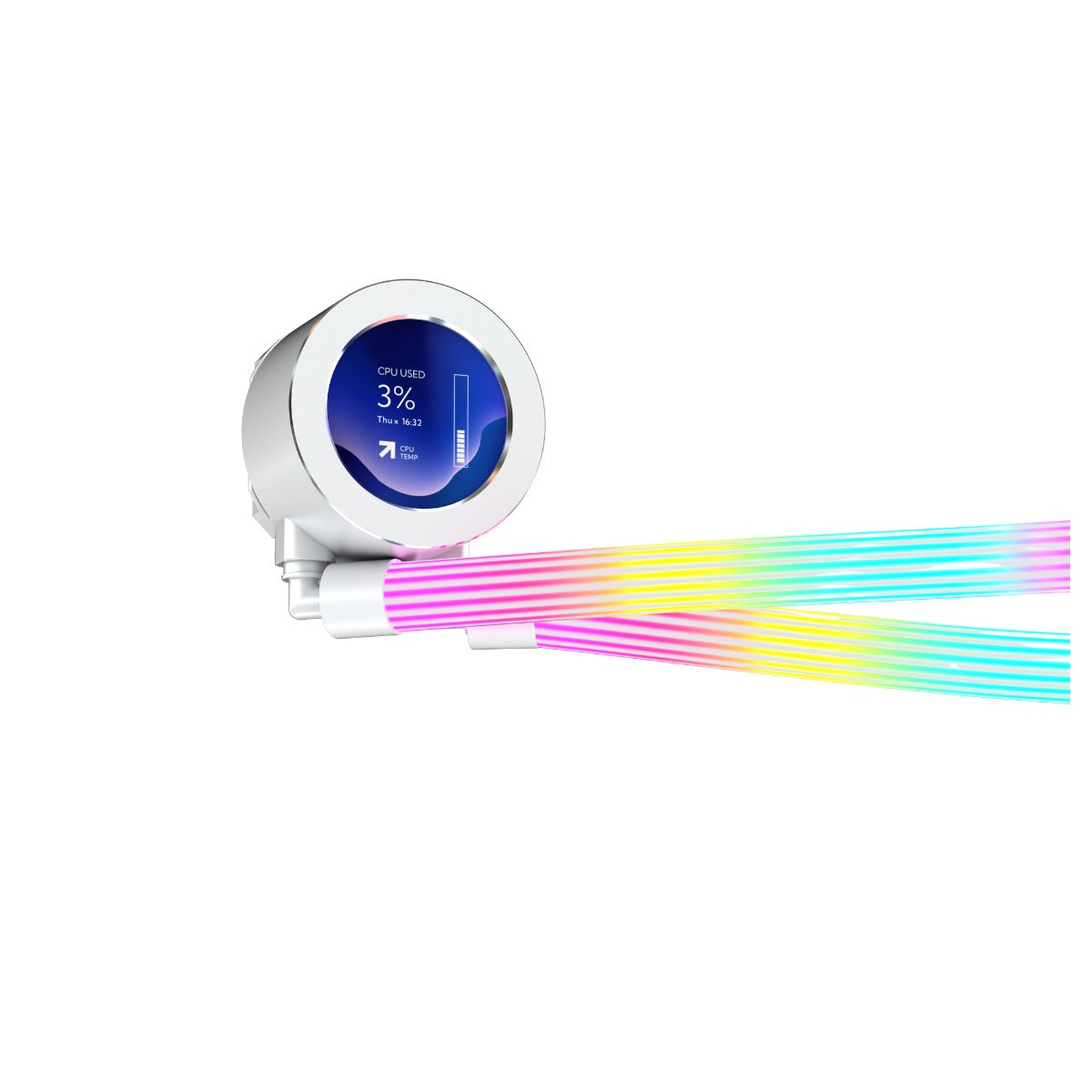 LC GAMEON Kraken N360 LCD Liquid CPU Cooler – 360mm – White