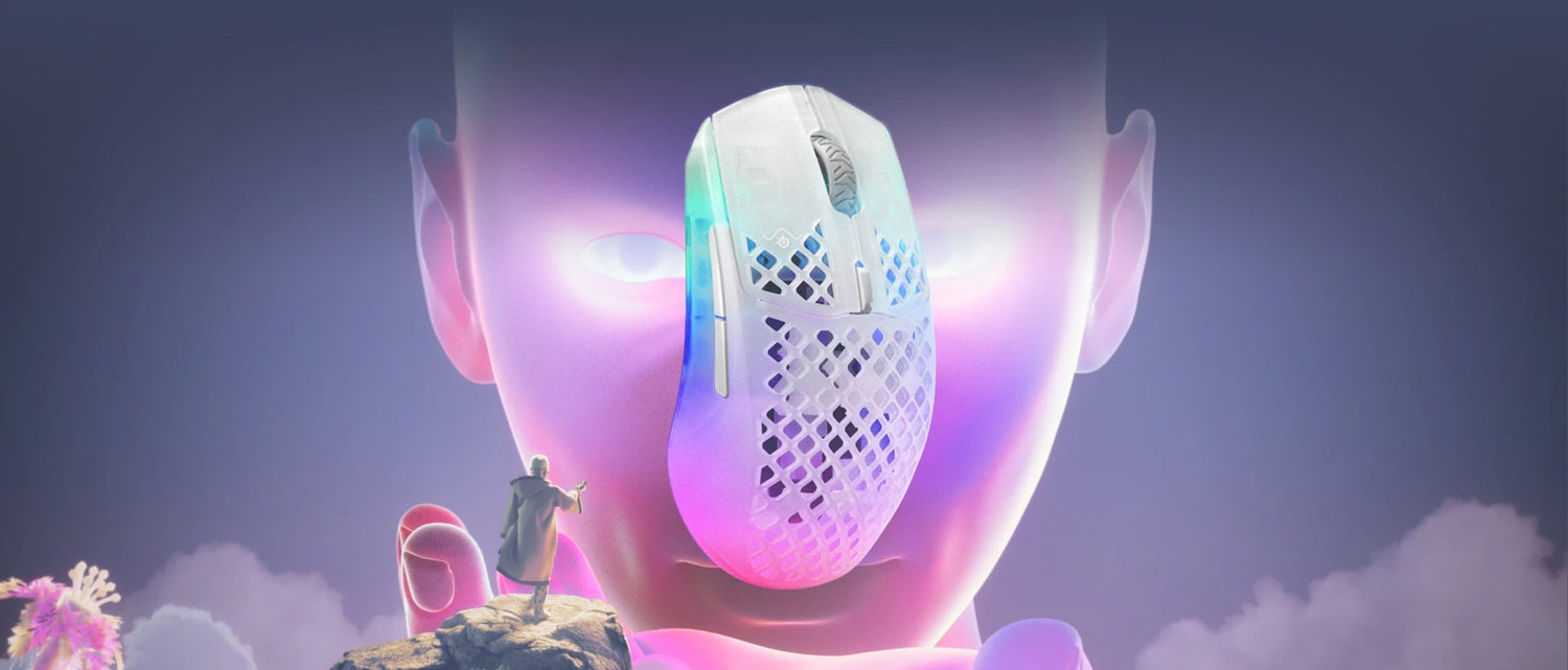 SteelSeries Aerox 3 Wireless Ghost (2022) Ghost 62610