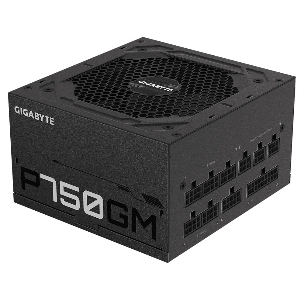 Gigabyte GP750GM Gold 750W Fully Modular Power Supply - Black