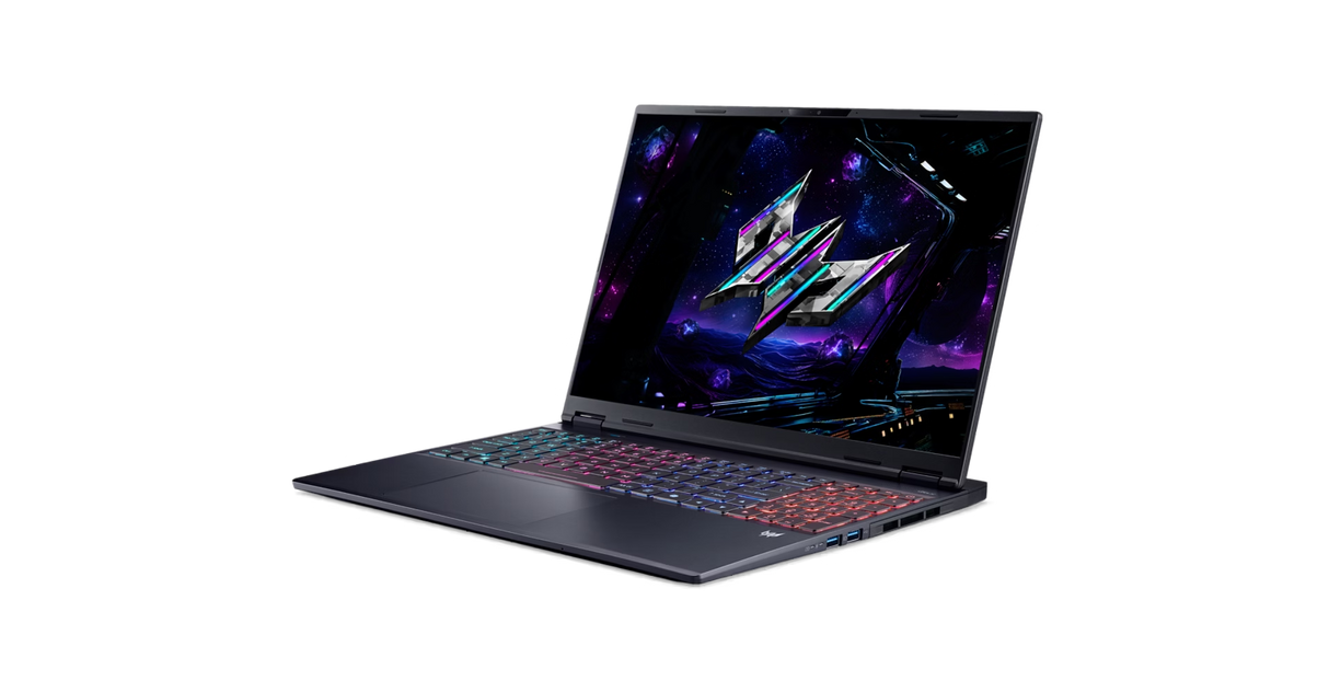 Acer Predator Helios Neo 16S AI Gaming Laptop Core Ultra 9 275HX, RTX 5070 Ti (12GB GDDR7), 32GB RAM, 1TB SSD, 16" QHD+ (2560×1600) 240Hz OLED, Win 11 Home - Black PHN16S-71-98RF | NH.U0KAA.001 (Delivery within 5 Working Days)