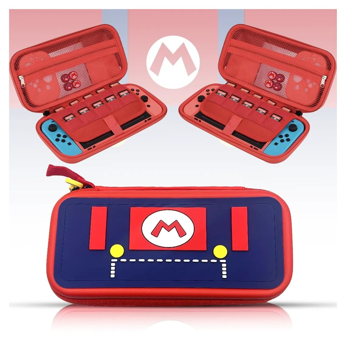 Gaming Bundle:Super Mario 3D World + Bowsers Fury For Nintendo Switch With Mario Nintendo Switch Protective Bag