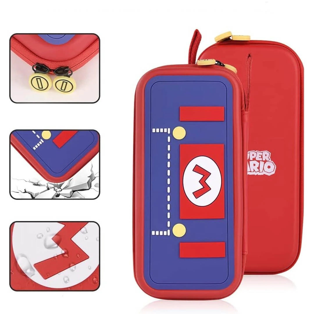 Gaming Bundle:Super Mario 3D World + Bowsers Fury For Nintendo Switch With Mario Nintendo Switch Protective Bag