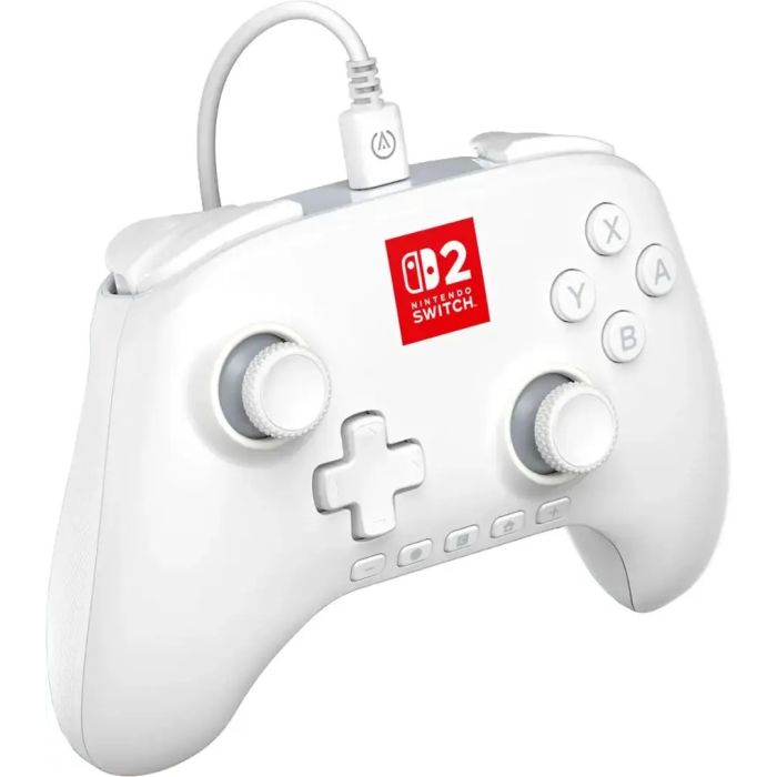 PowerA Advantage Wired Controller for Nintendo Switch 2 – Lumectra White