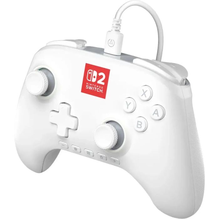 PowerA Advantage Wired Controller for Nintendo Switch 2 – Lumectra White